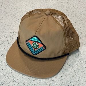 Patagonia Airfarer Cap in Seedlands Grayling Brown